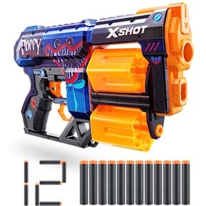 X-Shot Dread Poppy Blaster - Pistolet en mousse - Publicité X-Shot Dread Poppy Blaster - Pistolet en mousse - Publicité