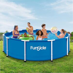 Generic - Tubulaire ronde 3.66x0.91m - Bleu - Pool - Publicité Generic - Tubulaire ronde 3.66x0.91m - Bleu - Pool - Publicité