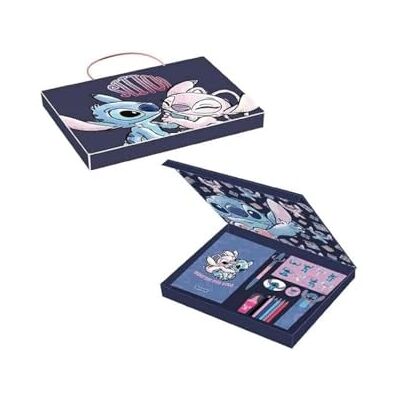 CERDÁ LIFE'S LITTLE MOMENTS CERDA Stitch Boîte de Papeterie 12 pc. 37,5 x 25 x 3 cm - Publicité CERDÁ LIFE'S LITTLE MOMENTS CERDA Stitch Boîte de Papeterie 12 pc. 37,5 x 25 x 3 cm - Publicité