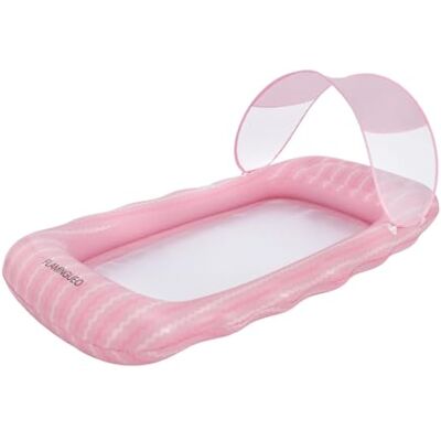 Flamingueo Bouee Piscine Matelas Piscine Taille Extra Large Base en Grille Auvent Amovible à Plusieurs Positions Rose - Publicité Flamingueo Bouee Piscine Matelas Piscine Taille Extra Large Base en Grille Auvent Amovible à Plusieurs Positions Rose - Publicité