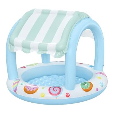 Bestway Piscinette avec auvent Gonflable Sweet Shoppe™ 104 x 84 cm - Publicité Bestway Piscinette avec auvent Gonflable Sweet Shoppe™ 104 x 84 cm - Publicité