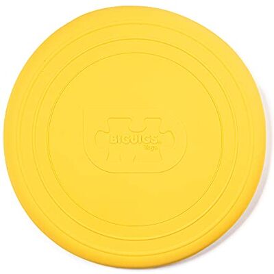 Bigjigs Toys Frisbee Disc (Jaune Miel) Frisbee en Silicone pour Enfants, soucoupes Volantes de qualité, Jouets de Plage et Jouets de Jardin, Jouets de Vacances pour Les Tout-Petits - Publicité Bigjigs Toys Frisbee Disc (Jaune Miel) Frisbee en Silicone pour Enfants, soucoupes Volantes de qualité, Jouets de Plage et Jouets de Jardin, Jouets de Vacances pour Les Tout-Petits - Publicité