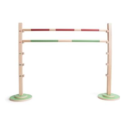 BS Toys Haie de Saut en Bois FSC pour Enfants Obstacle réglable en Hauteur pour Saut d'obstacles Jouet d'extérieur à partir de 6 Ans, Moyen - Publicité BS Toys Haie de Saut en Bois FSC pour Enfants Obstacle réglable en Hauteur pour Saut d'obstacles Jouet d'extérieur à partir de 6 Ans, Moyen - Publicité