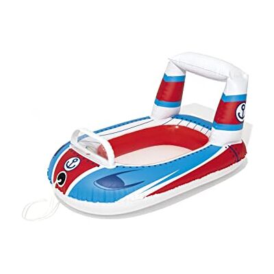 Bestway Bateau pneumatique Enfant Fusée Cruiser 41 x 39 cm, Hors-Bord 99 x 66 cm, 2 modèles Assortis - Publicité Bestway Bateau pneumatique Enfant Fusée Cruiser 41 x 39 cm, Hors-Bord 99 x 66 cm, 2 modèles Assortis - Publicité