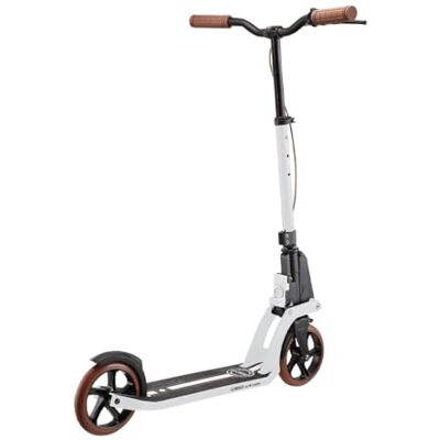 Globber Trottinette 2 Roues One K 180 Piston Vintage Deluxe Pliable et Guidon réglable, pour Ados et Adultes, Blanc - Publicité Globber Trottinette 2 Roues One K 180 Piston Vintage Deluxe Pliable et Guidon réglable, pour Ados et Adultes, Blanc - Publicité