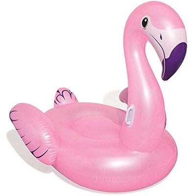 Bestway Luxury Flamingo Chevauchable 173 Cm - Publicité Bestway Luxury Flamingo Chevauchable 173 Cm - Publicité