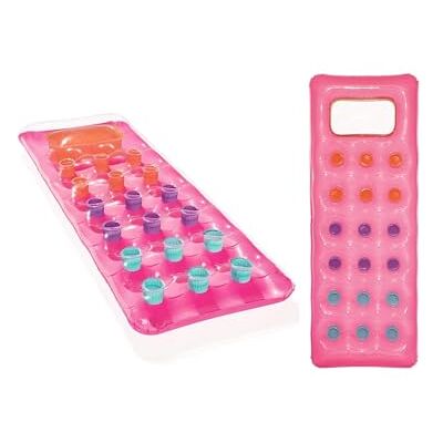 Bestway Matelas gonflable avec fenêtre Salon de mode 188 x 71 cm Couleur : rose Idéal pour la plage et la piscine - Publicité Bestway Matelas gonflable avec fenêtre Salon de mode 188 x 71 cm Couleur : rose Idéal pour la plage et la piscine - Publicité