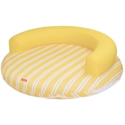 Flamingueo Bouee Piscine Matelas Piscine Extra Grand Structure Intérieure en PVC Housse Extérieure en Polyester Jaune - Publicité Flamingueo Bouee Piscine Matelas Piscine Extra Grand Structure Intérieure en PVC Housse Extérieure en Polyester Jaune - Publicité