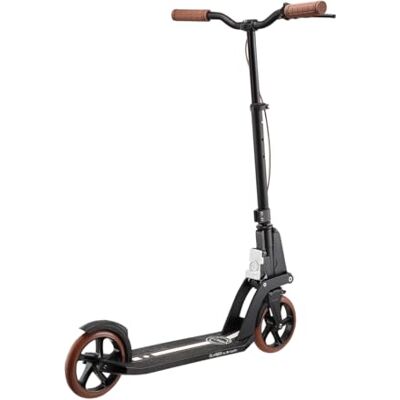 Globber Trottinette 2 Roues One K 180 Piston Vintage Deluxe Pliable et Guidon réglable, pour Ados et Adultes, Noir - Publicité Globber Trottinette 2 Roues One K 180 Piston Vintage Deluxe Pliable et Guidon réglable, pour Ados et Adultes, Noir - Publicité