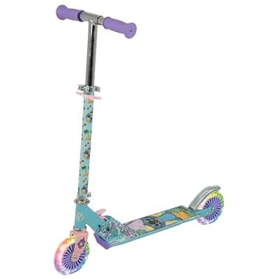 Disney Stitch Trottinette pour Enfants Filles et garçons – Pliable en Ligne – pour garçons et Filles – Trottinette Lumineuse réglable – Roues Lumineuses – 58 x 30 x 80 cm - Publicité Disney Stitch Trottinette pour Enfants Filles et garçons – Pliable en Ligne – pour garçons et Filles – Trottinette Lumineuse réglable – Roues Lumineuses – 58 x 30 x 80 cm - Publicité