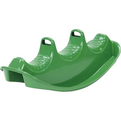 Dantoy 3 Persons Rocker and Seesaw, Durable Plastic with 3 Seats and Made in Denmark – Green - Publicité Dantoy 3 Persons Rocker and Seesaw, Durable Plastic with 3 Seats and Made in Denmark – Green - Publicité