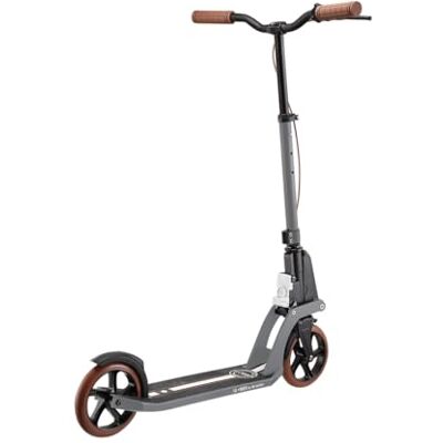Globber Trottinette 2 Roues One K 180 Piston Vintage Deluxe Pliable et Guidon réglable, pour Ados et Adultes, Gris - Publicité Globber Trottinette 2 Roues One K 180 Piston Vintage Deluxe Pliable et Guidon réglable, pour Ados et Adultes, Gris - Publicité