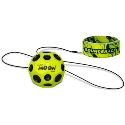 Waboba Bounceback x Returning Moon Ball Facile à Prendre, (Jaune) (60 mm) - Publicité Waboba Bounceback x Returning Moon Ball Facile à Prendre, (Jaune) (60 mm) - Publicité