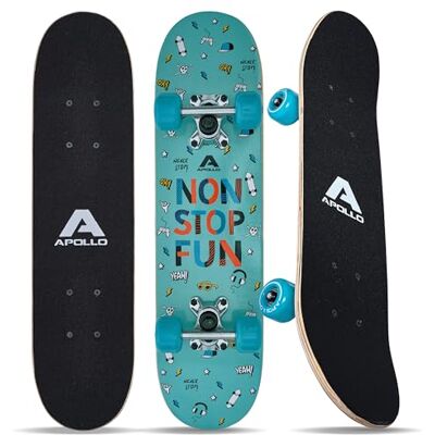 Apollo Skateboard pour Enfants, Petit Skate pour Enfants, Planche à roulettes - Publicité Apollo Skateboard pour Enfants, Petit Skate pour Enfants, Planche à roulettes - Publicité