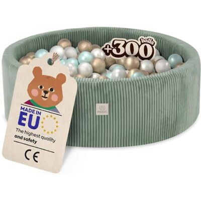 MISIOO Piscine à balles avec rembourrage en mousse – 90 x 30 cm – 300 balles – Balles de piscine à balles de qualité supérieure pour enfants – Jouet doux et sûr – Lavable - Publicité MISIOO Piscine à balles avec rembourrage en mousse – 90 x 30 cm – 300 balles – Balles de piscine à balles de qualité supérieure pour enfants – Jouet doux et sûr – Lavable - Publicité