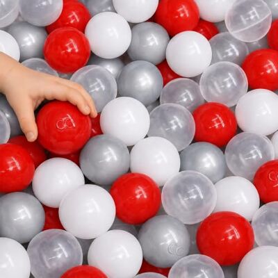 LittleTom Lot de 200 balles colorées pour Piscine à balles – 5,5 cm – Balles de Jeu pour bébé – Balles de Jeu pour Piscine à balles – Jouet pour bébé – Balles gonflables pour bébé - Publicité LittleTom Lot de 200 balles colorées pour Piscine à balles – 5,5 cm – Balles de Jeu pour bébé – Balles de Jeu pour Piscine à balles – Jouet pour bébé – Balles gonflables pour bébé - Publicité