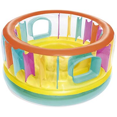 Bestway Trampoline Gonflable Rond BounceJam Up in Over diamètre 180 cm Hauteur 86 cm - Publicité Bestway Trampoline Gonflable Rond BounceJam Up in Over diamètre 180 cm Hauteur 86 cm - Publicité