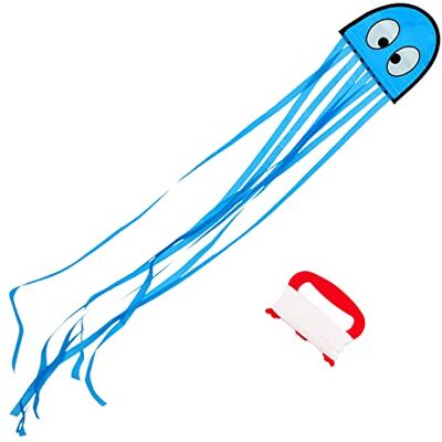 Wolkenstürmer cerf-volant coloré pour enfants- Mini Octopus Bleu Cerf-volant à 1 ligne Avec Tiges Cerf-volant à partir de 3 ans Avec sac de rangement pratique - Publicité Wolkenstürmer cerf-volant coloré pour enfants- Mini Octopus Bleu Cerf-volant à 1 ligne Avec Tiges Cerf-volant à partir de 3 ans Avec sac de rangement pratique - Publicité