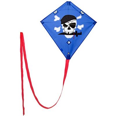 Wolkenstürmer Racer Cerf-Volant Pirat, 90x90cm, Cerf-Volant léger pour débutants - Publicité Wolkenstürmer Racer Cerf-Volant Pirat, 90x90cm, Cerf-Volant léger pour débutants - Publicité