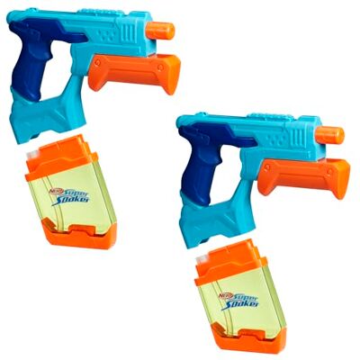 Nerf Hasbro Super Soaker Dunk-Fill, Pack de 2 Blasters à Eau, Jeu Extérieur pour Enfants, Filles et Garçons - Publicité Nerf Hasbro Super Soaker Dunk-Fill, Pack de 2 Blasters à Eau, Jeu Extérieur pour Enfants, Filles et Garçons - Publicité