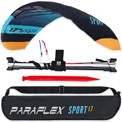 Wolkenstürmer® Paraflex Sport 1.7 Tapis de Direction à 2 Lignes (Turquoise) – Tapis de Direction « Ready to Fly » avec Guidon – Cerf-Volant à Deux Lignes pour Jeunes et Adultes - Publicité Wolkenstürmer® Paraflex Sport 1.7 Tapis de Direction à 2 Lignes (Turquoise) – Tapis de Direction « Ready to Fly » avec Guidon – Cerf-Volant à Deux Lignes pour Jeunes et Adultes - Publicité