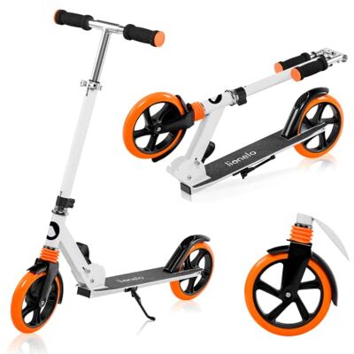 lionelo LUCA trotinette Enfant et Adultes jusqu'à 100 kg, Construction Durable, Pliage, Rapide, Guidon Ajustable, Roues à 20 cm, Amortisseur ShockResist Frein (Orange) - Publicité lionelo LUCA trotinette Enfant et Adultes jusqu'à 100 kg, Construction Durable, Pliage, Rapide, Guidon Ajustable, Roues à 20 cm, Amortisseur ShockResist Frein (Orange) - Publicité