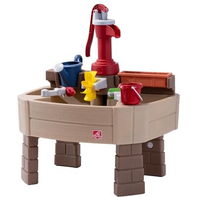Step2 Pump & Splash Discovery Table d'eau Grise & Rouge Table d'Activité Extérieure avec Pompe & Set 8 Pièces - Publicité Step2 Pump & Splash Discovery Table d'eau Grise & Rouge Table d'Activité Extérieure avec Pompe & Set 8 Pièces - Publicité