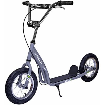Apollo Trottinette Retro Paradise, 12,5 Pouces Grande Roues et Pneus Gonflables, Pour Enfants et Ado, Vintage avec Large Surface de Marche - Publicité Apollo Trottinette Retro Paradise, 12,5 Pouces Grande Roues et Pneus Gonflables, Pour Enfants et Ado, Vintage avec Large Surface de Marche - Publicité