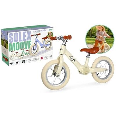 MGM Jouet Draisienne Solex 119350 Roues Libres Beige 30 Kg Max - Publicité MGM Jouet Draisienne Solex 119350 Roues Libres Beige 30 Kg Max - Publicité