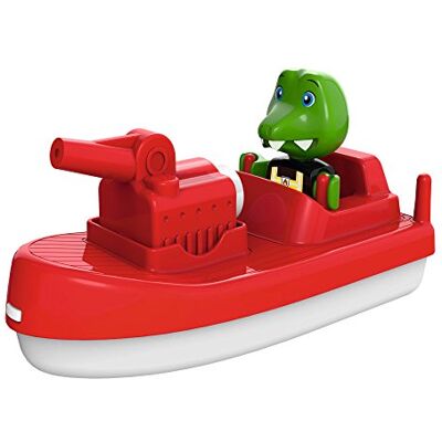 BIG AquaPlay FireBoat – Accessoires pour Trains Aquatique ou Baignoire, Bateau Pompier avec Sven Le Crocodile, Fonction Jet d'eau, pour Les Enfants à partir de 3 Ans, 8700000262, Bleu - Publicité BIG AquaPlay FireBoat – Accessoires pour Trains Aquatique ou Baignoire, Bateau Pompier avec Sven Le Crocodile, Fonction Jet d'eau, pour Les Enfants à partir de 3 Ans, 8700000262, Bleu - Publicité