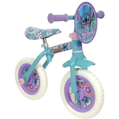 Disney Stitch Vélo d'entraînement 2 en 1 pour tout-petits – Vélo d'entraînement et d'équilibre convertible pour filles et garçons de 2 ans et plus avec pédales amovibles et stabilisateurs – Vélos réglables - Publicité Disney Stitch Vélo d'entraînement 2 en 1 pour tout-petits – Vélo d'entraînement et d'équilibre convertible pour filles et garçons de 2 ans et plus avec pédales amovibles et stabilisateurs – Vélos réglables - Publicité