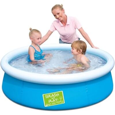 Bestway My First Fast Set Piscinette Diamètre 152 cm/Hauteur 38 cm/477 L Vert/Rose/Bleu - Publicité Bestway My First Fast Set Piscinette Diamètre 152 cm/Hauteur 38 cm/477 L Vert/Rose/Bleu - Publicité