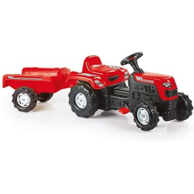 DOLU Tracteur autoporté pour Enfants Ranchero avec remorque, Tracteur à pédales avec remorque pour Les Tout-Petits à partir de 3 Ans, Jouet idéal pour l'intérieur et l'extérieur Rouge - Publicité DOLU Tracteur autoporté pour Enfants Ranchero avec remorque, Tracteur à pédales avec remorque pour Les Tout-Petits à partir de 3 Ans, Jouet idéal pour l'intérieur et l'extérieur Rouge - Publicité