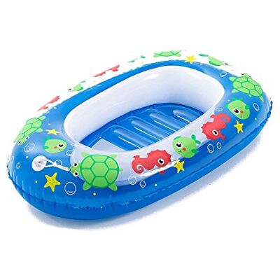Bestway Bateau gonflable pour enfants Kiddie Raft, 102 x 69 cm, bleu - Publicité Bestway Bateau gonflable pour enfants Kiddie Raft, 102 x 69 cm, bleu - Publicité