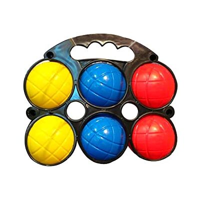 Blue Sky 6 Boules De Pétanque Jeu d'Adresse et de Plein Air 048054 Multicolore Plastique -7 cm Jouet Enfant Jeu de Plein Air À Partir de 3 Ans - Publicité Blue Sky 6 Boules De Pétanque Jeu d'Adresse et de Plein Air 048054 Multicolore Plastique -7 cm Jouet Enfant Jeu de Plein Air À Partir de 3 Ans - Publicité