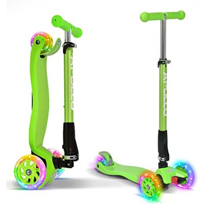 Apollo Trottinette Kids Whiz LED pour Les Enfants à partir de 3 Ans Pliable Charge Jusqu'à 60 kg avec Guidon anodisé réglable en Hauteur et Roues à LED Clignotantes - Publicité Apollo Trottinette Kids Whiz LED pour Les Enfants à partir de 3 Ans Pliable Charge Jusqu'à 60 kg avec Guidon anodisé réglable en Hauteur et Roues à LED Clignotantes - Publicité