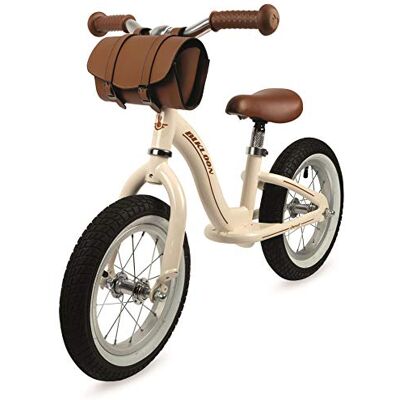 Janod Jeunesse Unisexe Draisienne Bikloon Métal Vintage Beige, Beige, Petit - Publicité Janod Jeunesse Unisexe Draisienne Bikloon Métal Vintage Beige, Beige, Petit - Publicité