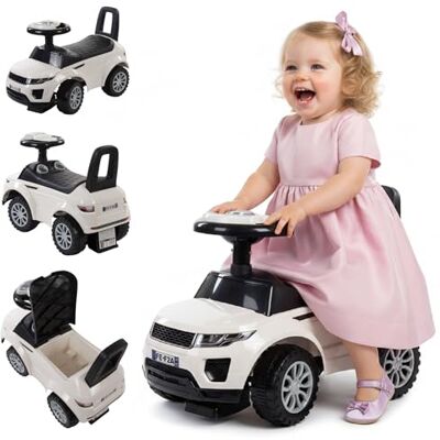 Sun Porteur Auto Enfant 1 an voiturette, pour Enfant Dès 12 Moi avec klaxon et Sons, Push Car, Ride on (Blanc) - Publicité Sun Porteur Auto Enfant 1 an voiturette, pour Enfant Dès 12 Moi avec klaxon et Sons, Push Car, Ride on (Blanc) - Publicité