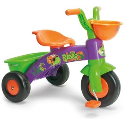 INJUSA Tricycle Bébé 1 an 2 Ans 3 Ans Trico Max Dino Rider Léger avec Pédales Et Paniers Avant Et Arrière pour Fille Ou Garçon Design Ergonomique Coloré Stable Enfants - Publicité INJUSA Tricycle Bébé 1 an 2 Ans 3 Ans Trico Max Dino Rider Léger avec Pédales Et Paniers Avant Et Arrière pour Fille Ou Garçon Design Ergonomique Coloré Stable Enfants - Publicité