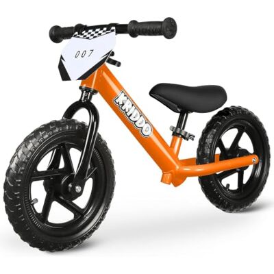 KRIDDO Draisienne 2 Ans, Vélo Bébé sans Pédales 1.5-5 Ans, Vélo Enfant 12 Pouces avec Plaque Individuelle (3 Ensembles d'Autocollants Inclus), Cadeau pour Garçons et Filles 2 à 3 Ans - Publicité KRIDDO Draisienne 2 Ans, Vélo Bébé sans Pédales 1.5-5 Ans, Vélo Enfant 12 Pouces avec Plaque Individuelle (3 Ensembles d'Autocollants Inclus), Cadeau pour Garçons et Filles 2 à 3 Ans - Publicité
