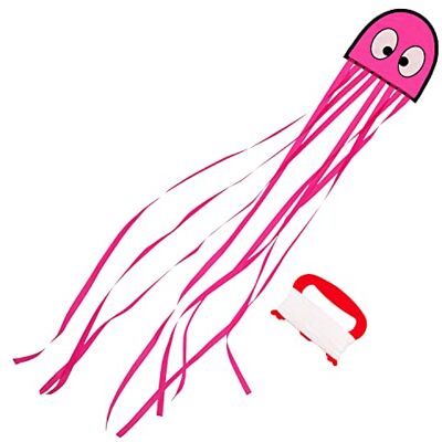 Wolkenstürmer Cerf-Volant coloré pour Enfant- Mini Octopus Rose Cerf-Volant à 1 Ligne avec Tiges- Cerf-Volant à partir de 3 Ans avec Sac de Rangement Pratique - Publicité Wolkenstürmer Cerf-Volant coloré pour Enfant- Mini Octopus Rose Cerf-Volant à 1 Ligne avec Tiges- Cerf-Volant à partir de 3 Ans avec Sac de Rangement Pratique - Publicité