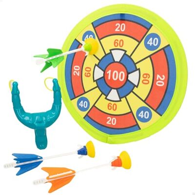ColorBaby CB Games Set de Lance-Pierres, 3 flèches, Lance-Pierres, Pointes et Cible avec Velcro, activités extérieures, Jouets pour Enfants, motorisation Globale, recommandé + 3 Ans - Publicité ColorBaby CB Games Set de Lance-Pierres, 3 flèches, Lance-Pierres, Pointes et Cible avec Velcro, activités extérieures, Jouets pour Enfants, motorisation Globale, recommandé + 3 Ans - Publicité