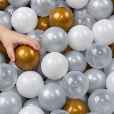 LittleTom Lot de 200 balles colorées pour Piscine à balles 5,5 cm Balles de Jeu pour Enfants Jouet pour bébé pour Piscine à balles, Tente, château rebondissant Balles en Plastique - Publicité LittleTom Lot de 200 balles colorées pour Piscine à balles 5,5 cm Balles de Jeu pour Enfants Jouet pour bébé pour Piscine à balles, Tente, château rebondissant Balles en Plastique - Publicité