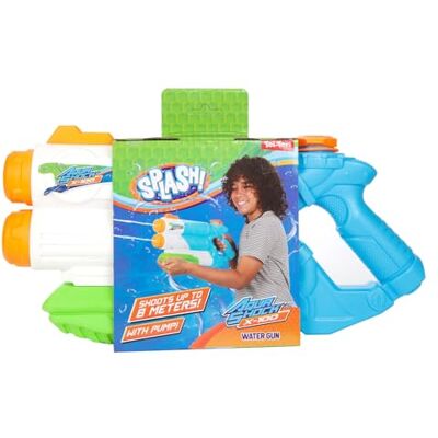 Toi-Toys Pistolet à eau double canon Splash Power 1080 ml jouet - Publicité Toi-Toys Pistolet à eau double canon Splash Power 1080 ml jouet - Publicité
