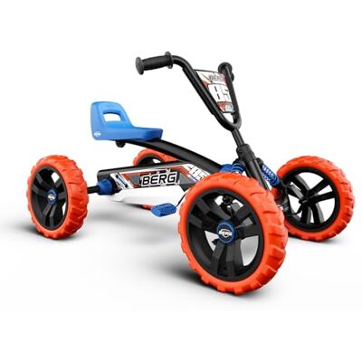 BERG Kart à pédales Buzzy Nitro 2-5 ans, cadre robuste, selle réglable, volant réglable - Publicité BERG Kart à pédales Buzzy Nitro 2-5 ans, cadre robuste, selle réglable, volant réglable - Publicité