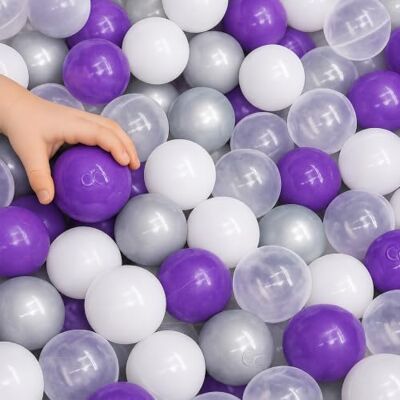 LittleTom Lot de 200 balles colorées pour Piscine à balles – 5,5 cm – Balles de Jeu pour bébé – Balles de Jeu pour Piscine à balles – Jouet pour bébé – Balles gonflables pour Baby - Publicité LittleTom Lot de 200 balles colorées pour Piscine à balles – 5,5 cm – Balles de Jeu pour bébé – Balles de Jeu pour Piscine à balles – Jouet pour bébé – Balles gonflables pour Baby - Publicité