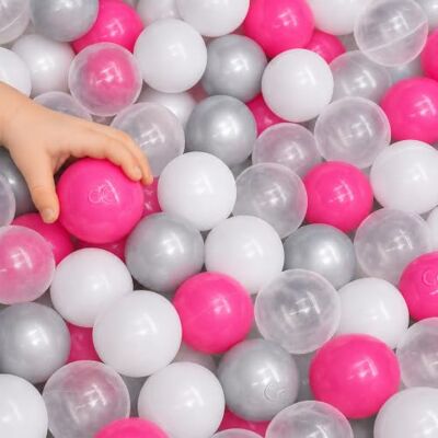 LittleTom Lot de 200 Balles pour Piscine à Balles Diamètre 5,5 cm pour Sphères de Jeu Enfants Intérieur et Extérieur Boules Légères Résistantes -Accessoire Aire Loisirs Maison Crèche - Publicité LittleTom Lot de 200 Balles pour Piscine à Balles Diamètre 5,5 cm pour Sphères de Jeu Enfants Intérieur et Extérieur Boules Légères Résistantes -Accessoire Aire Loisirs Maison Crèche - Publicité