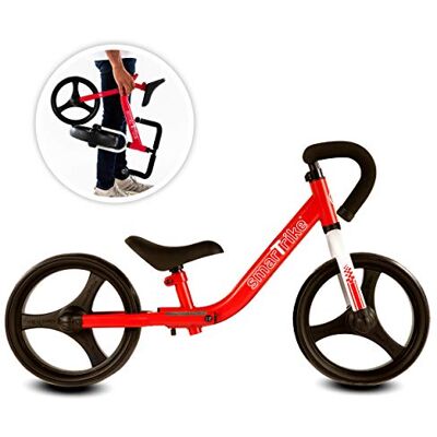 smarTrike Vélo d'équilibre Pliable avec équipement de sécurité 2-5 Ans, Rouge, 1030202 - Publicité smarTrike Vélo d'équilibre Pliable avec équipement de sécurité 2-5 Ans, Rouge, 1030202 - Publicité