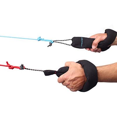 Wolkenstürmer ® Poignées de traction rembourrées pour cerfs-volants de manœuvre Accessoires robustes pour cerfs-volants de traction puissants, cerfs-volants à deux lignes et ailes - Publicité Wolkenstürmer ® Poignées de traction rembourrées pour cerfs-volants de manœuvre Accessoires robustes pour cerfs-volants de traction puissants, cerfs-volants à deux lignes et ailes - Publicité