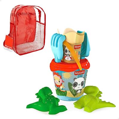 COLORBABY Fisher-Price 77391 Set de Plage pour Enfant avec Pelle, râteau, arrosoir et Accessoires, Sac à Dos de Plage pour Filles, Ensemble de Plage pour Enfants, Sac à Dos avec Jouets - Publicité COLORBABY Fisher-Price 77391 Set de Plage pour Enfant avec Pelle, râteau, arrosoir et Accessoires, Sac à Dos de Plage pour Filles, Ensemble de Plage pour Enfants, Sac à Dos avec Jouets - Publicité